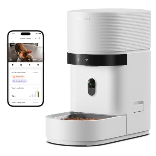 Automatic Cat Feeder with Camera (5l single bowl)