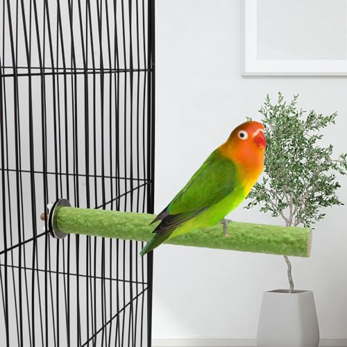 Wood Perch Stand Bird Cage Paw Beak Grinding Stick