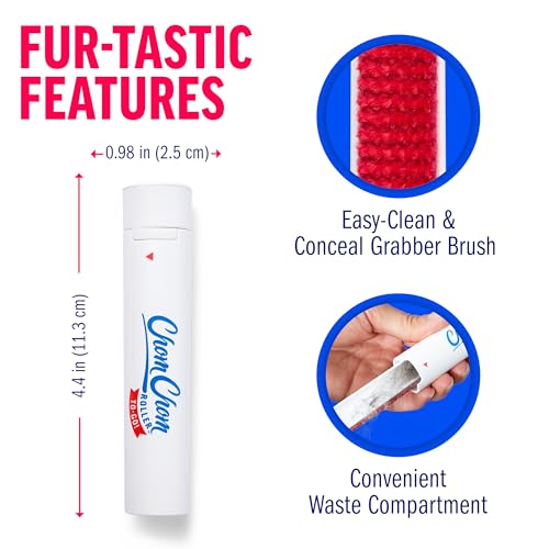 Reusable Lint Roller Pet Hair Removal Tool for Clothes