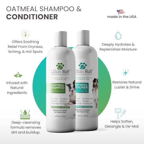 PRO Formula Deodorizing Oatmeal Dog Shampoo & Conditioner Set