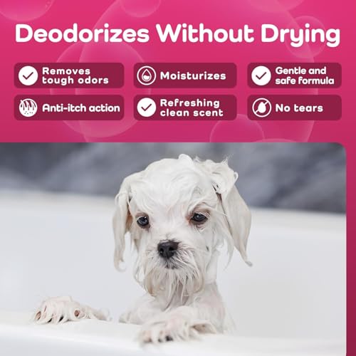 Chamomile Calm & Clean Dog Shampoo for White Coats (Maltese / 16 Fluid Ounces)