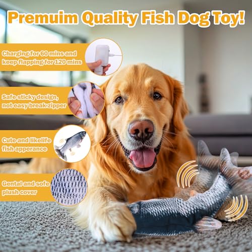 Interactive Dog Toys Fish (Fish)