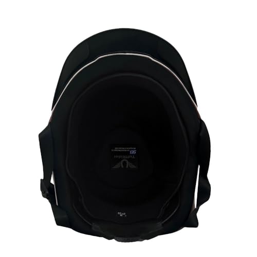 Shield Horse Riding Helmet with Adjust A Dial (Large / Black)