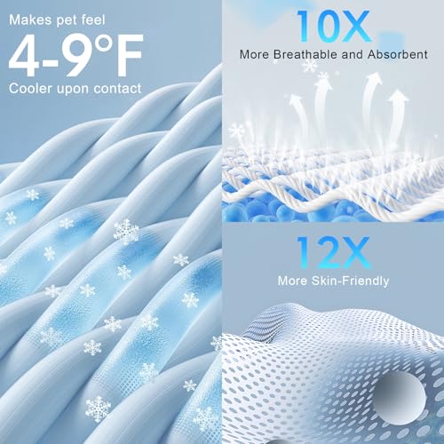 Cooling Mat for XLarge Dogs (Navy Blue / 59.0"L x 40.0"W x 1.0"Th(XL))