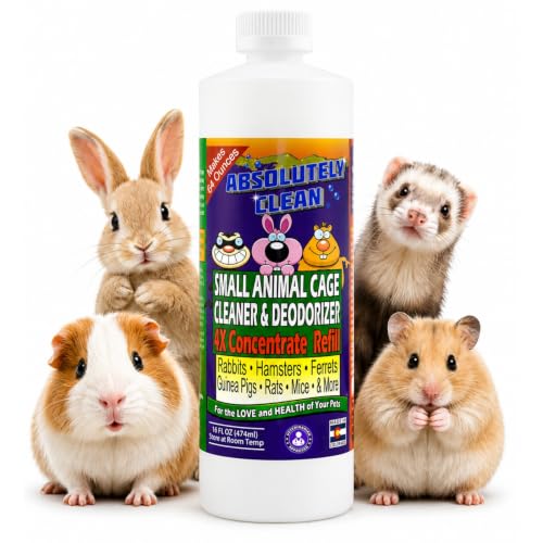 Amazing Small Animal Cage Cleaner (16 Fl Oz Concentrate (Makes 64oz))