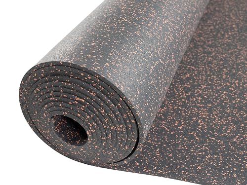 Genaflex Rubber Gym Floor Mat (10% Red / 120"L x 48"W x 0.3"Th)
