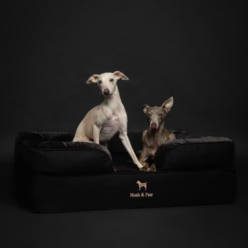Dog Bed Orthopedic Memory Cooling Foam (Black - DE / Large)