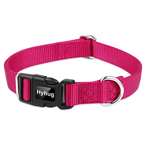 Pink Puppy Collar (Small / Rose Red)