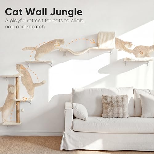 Cat Wall Shelves (Beige)