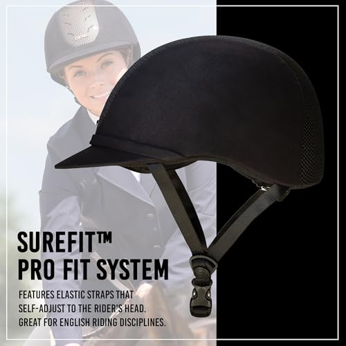 ES Sleek Horse Riding Helmet (Black / Small (6-5/8 - 7))