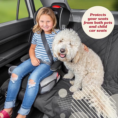 Car Seat Cover & Protector for Dogs (Premium Edition - Gray)