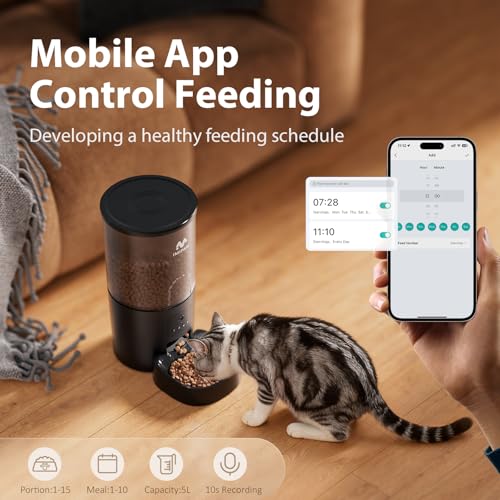 5L Automatic Cat Feeder with Camera