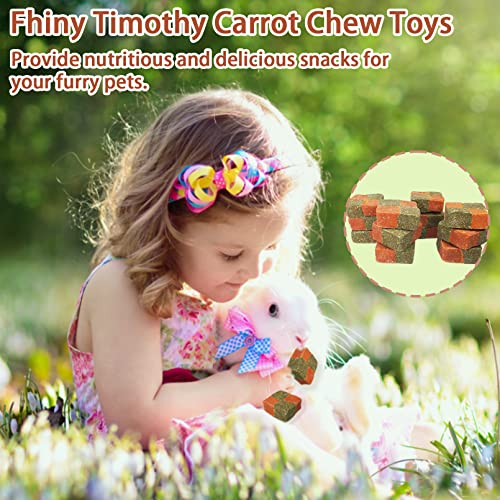 12 PCS Rabbit Carrots Chew Toys