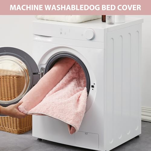 Orthopedic Washable XXL Dog Bed for Senior Dog Cozy Sleep (54"l x 36"w x 7"th / Pink)
