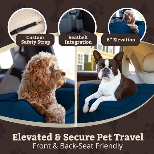 Dog Car Seat for Dogs up to 18lbs (Sapphire / Small)