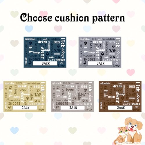 Personalized Dog Cat Feeding Mat Custom Pet Food Mat Waterproof Non