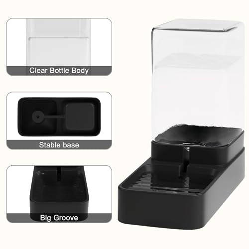 Automatic Cat Feeder and Water Dispenser in Set with Pet Food Bowl