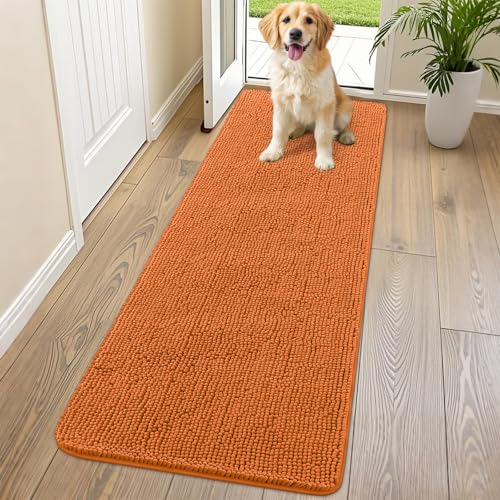 Dog Door Mat for Muddy Paws 70x24 (Clay / 70"X24")