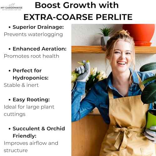 Perlite for Plants (Extra-Coarse Perlite (Grade 4) / 15 quarts)