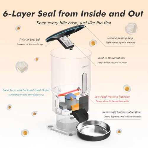 Automatic Cat Feeder (Black)
