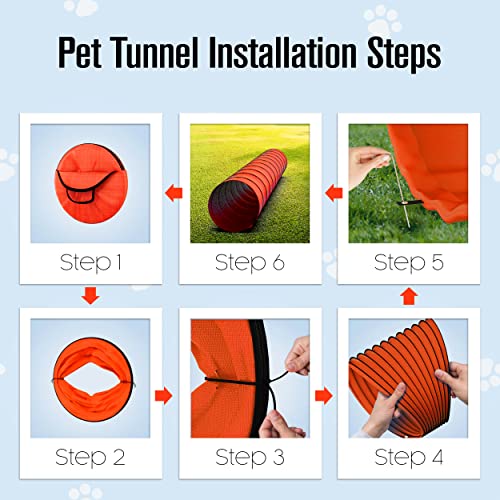 Dog Agility Tunnel (Red)