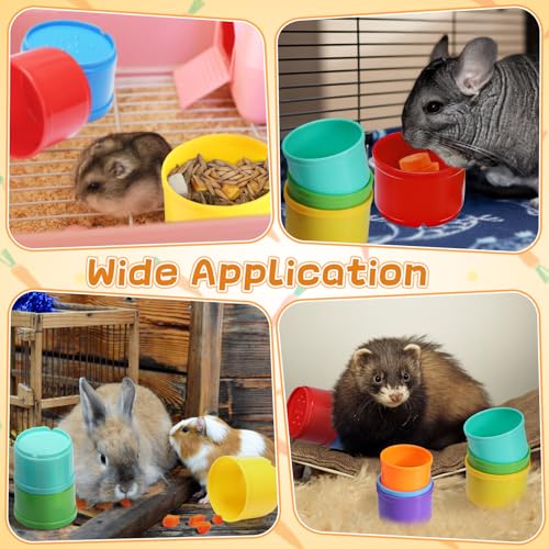 8 Pcs Stacking Cups for Bunny (Rainbow)
