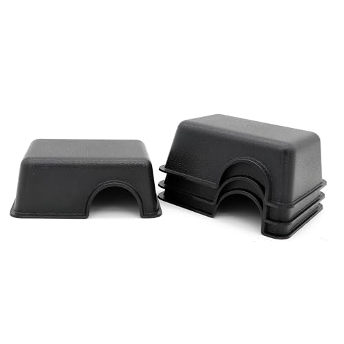 Reptile Hide Box Snake Hide Feel Secure and Safe (Black / XS 4 Pcs)