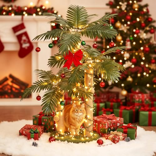 31.5Inch Palm Tree Cat Scratching Post
