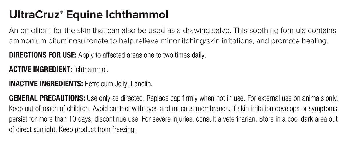 Equine Ichthammol