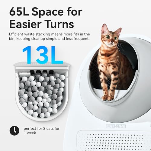Ultra Automatic Litter Box with AI Camera (White / X-Large (Ultra))