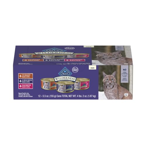 Wilderness Variety Pack Adult Paté Wet Cat Food (5.5 Ounce (Pack of 12))