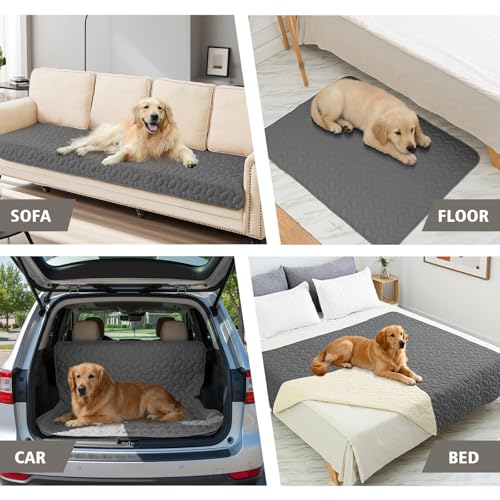 Waterproof Pet Bed Cover Anti (30x90 Inch (Pack of 1) / Darkgrey)