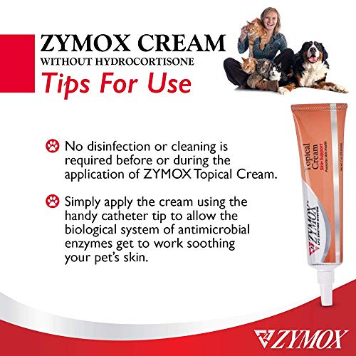 ZYMOX Veterinarian Strength Topical Cream for Dogs and Cats