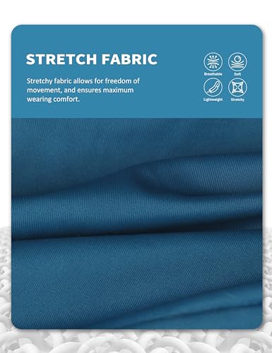 Horse Fly Mask with Forelock Opening Stretch Breathable and Comfortable for Horses UV (Peacock Blue / M)