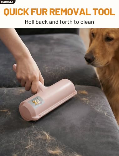 Pet Hair Remover Roller (D：pink)