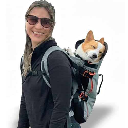 Maxine One Dog Backpack Carrier for Medium Dogs (Gray)