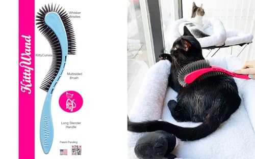 Cat Brush Blue. Designed for Comfort (Blue)