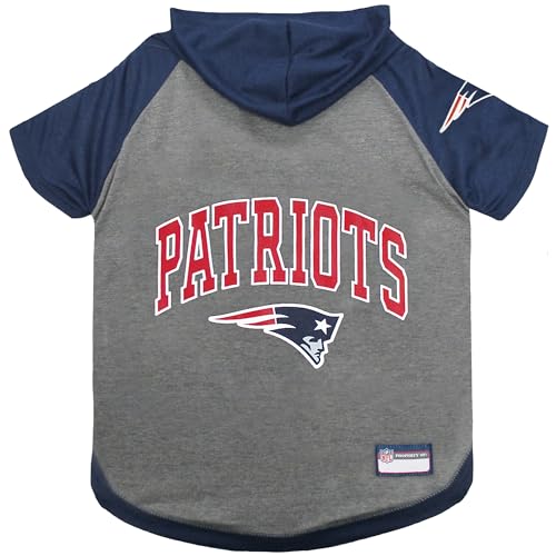 NFL New England Patriots Hoodie for Dogs & Cats (X-Small / New England Patriots)