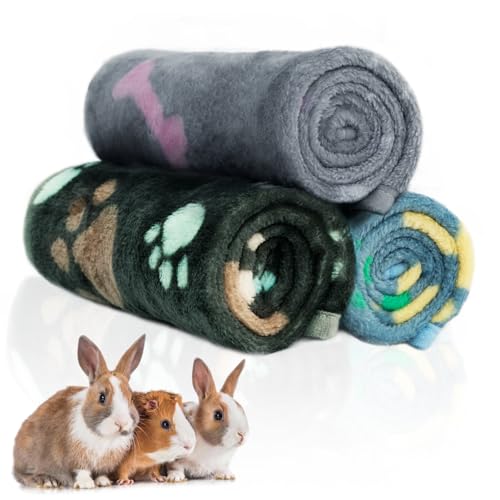 3 Pack Guinea Pig Cage Liner (47x24 Inch /3 Packs / Deep Color)