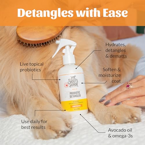 Probiotic Dog Detangler Spray (1-Pack / Honeysuckle)