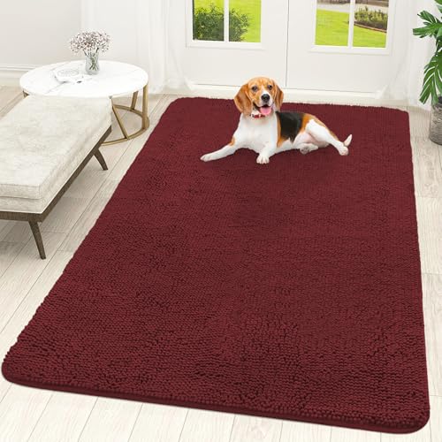 Dog Door Mat for Muddy Paws 70x46 (Caramel Russet / 70" X 46")