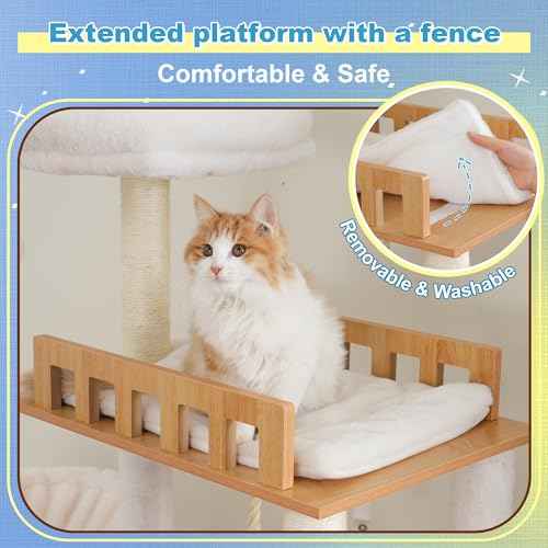 Wooden Cat Tree (Walnut)