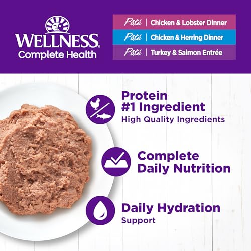 Complete Health Pate Variety Pack Adult Canned Wet Cat Food (3 Ounce (Pack of 12))