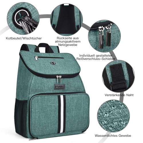 Dog Travel Bag (Green-A)