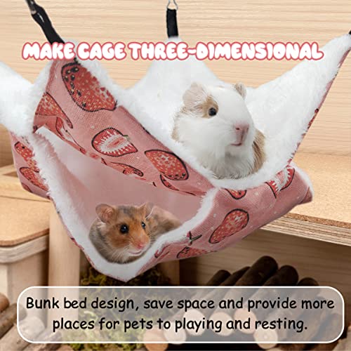 Guinea Pig Rat Ferret Hammock & Warm Bed (6.Hammock & Corner Tunnel)