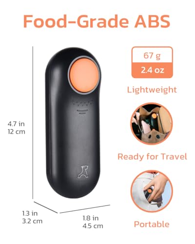 2-in-1 Dog Clicker for Training with Treat Storage, Black