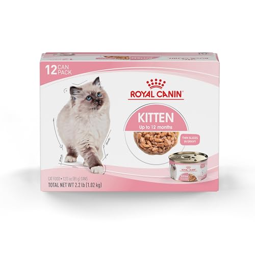 Feline Health Nutrition Kitten Thin Slices in Gravy Cat Food (3 Ounce (Pack of 12) / Thin Slices in Gravy)