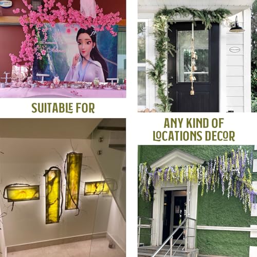 118" Bendable Artificial Grapevines Garland Tree Branches (Medium)