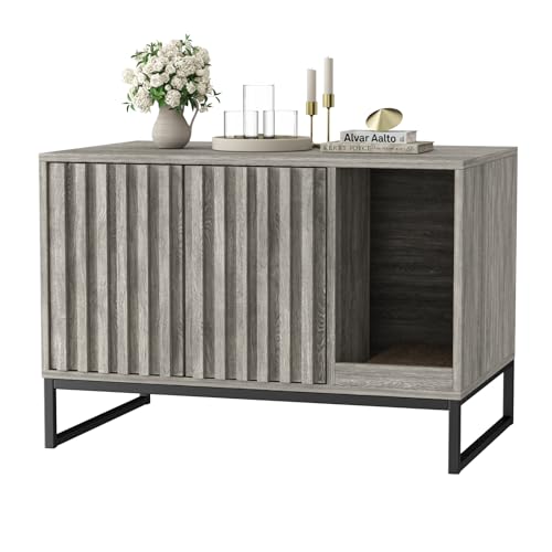 Litter Box Enclosure (Grey / 31.5"L x 20"W x 22"H)