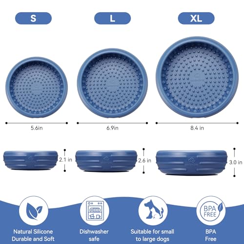 Dog Lick Bowl (XL / Dark blue)